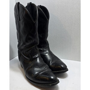 Masterson Boot Company RB915 Men’s 12D Black Western Cowboy Boots Distressed